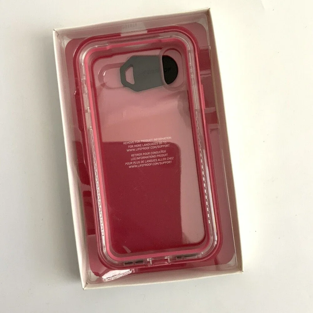Lifeproof Next iPhone X Phone Case Pink Dirt Proof Snow Proof Drop Proof